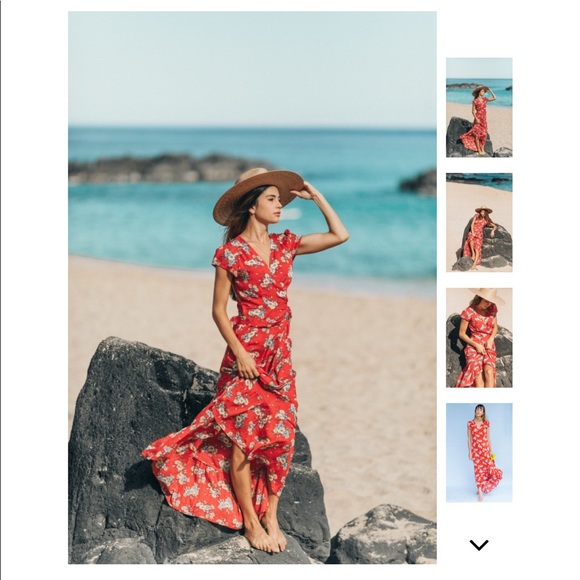 Byron Wrap Dress - Picture 1 of 4